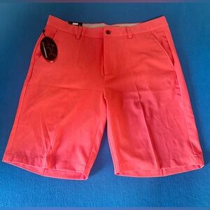 NWT Greg Norman Collection Coral Pink Flat Front Shorts